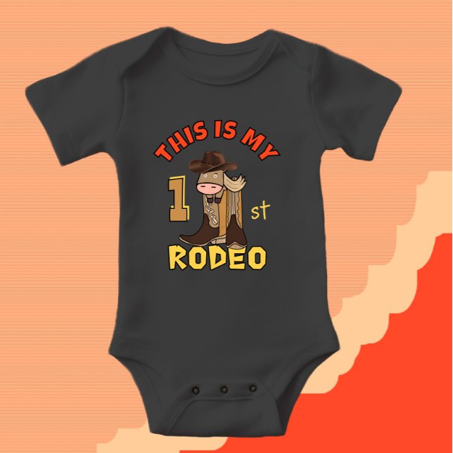 Cowboy horse baby bodysuit (Creator Uploaded)