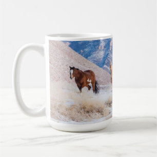 Cowboy Horse Drive on Hideout Ranch Coffee Mug