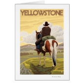 Cowboy & Horse - Yellowstone National Park (Front)