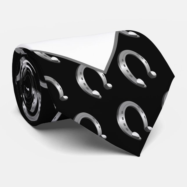 Cowboy Horseshoes | Initials Neck Tie (Rolled)