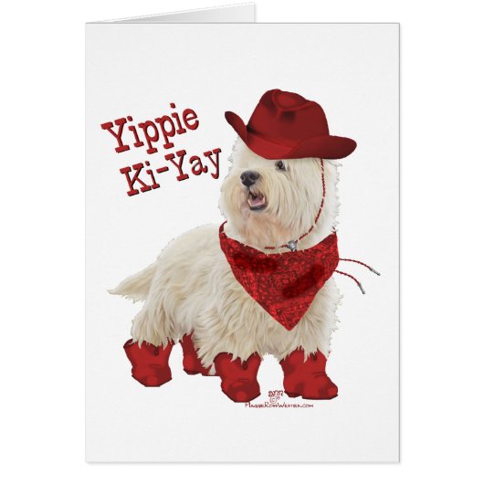 Cowboy in Boots Cards (Front)