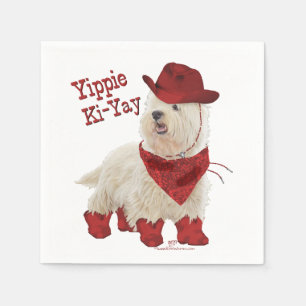Cowboy in Boots Napkins