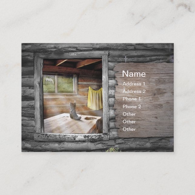 Cowboy in my Heart Business Card (Front)