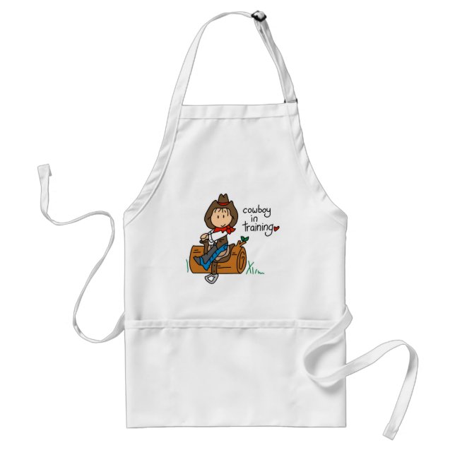 Cowboy in Training Tshirts and Gifts Adult Apron (Front)