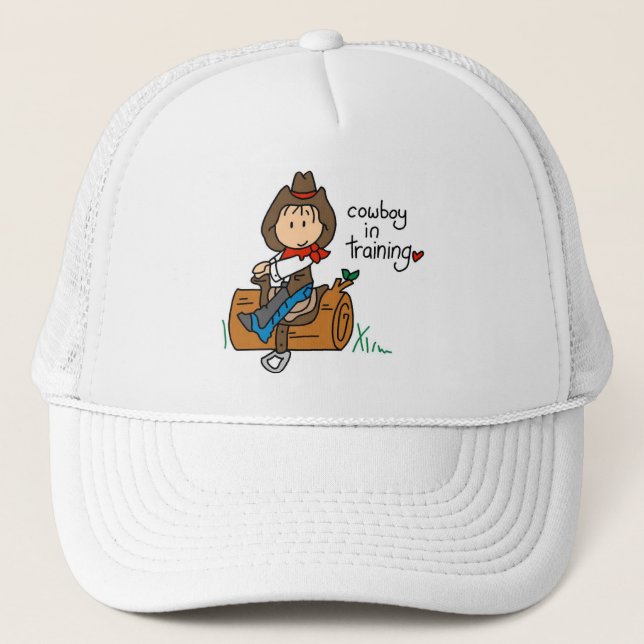 Cowboy in Training Tshirts and Gifts Trucker Hat (Front)