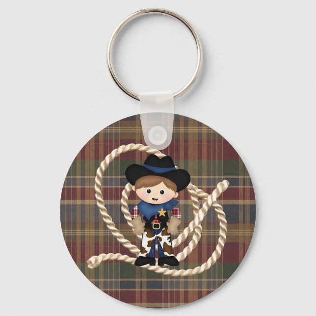 Cowboy Keychain (Front)