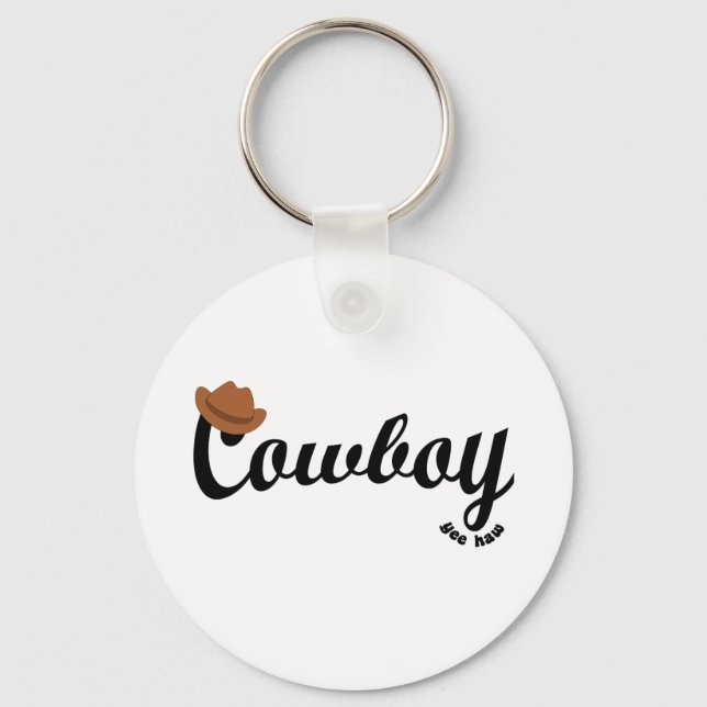 Cowboy Keychain (Front)