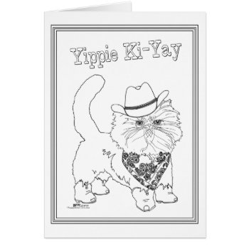 Cowboy Kitty by MaggieRossCats at Zazzle