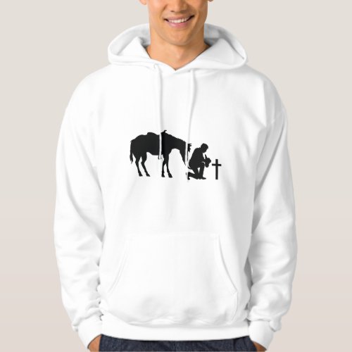 Cowboy Kneeling Hoodie