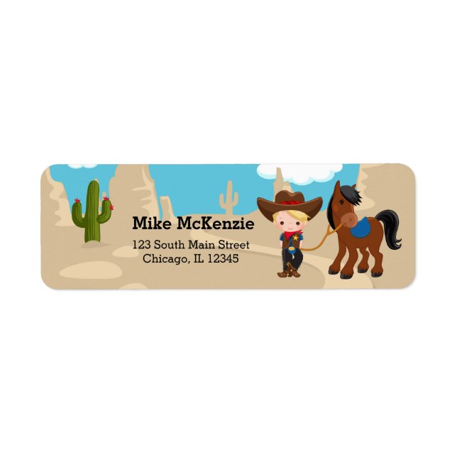 Cowboy Label (Front)