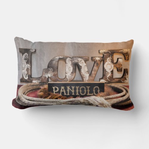 Cowboy Love Lumbar Pillow