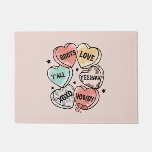 Cowboy Love - Western Hearts Doormat
