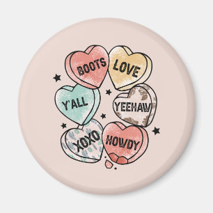Cowboy Love - Western Hearts Magnet
