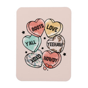 Cowboy Love - Western Hearts Magnet