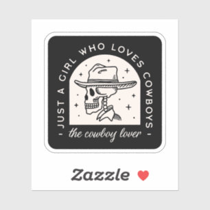 Cowboy lover western dark romance sticker