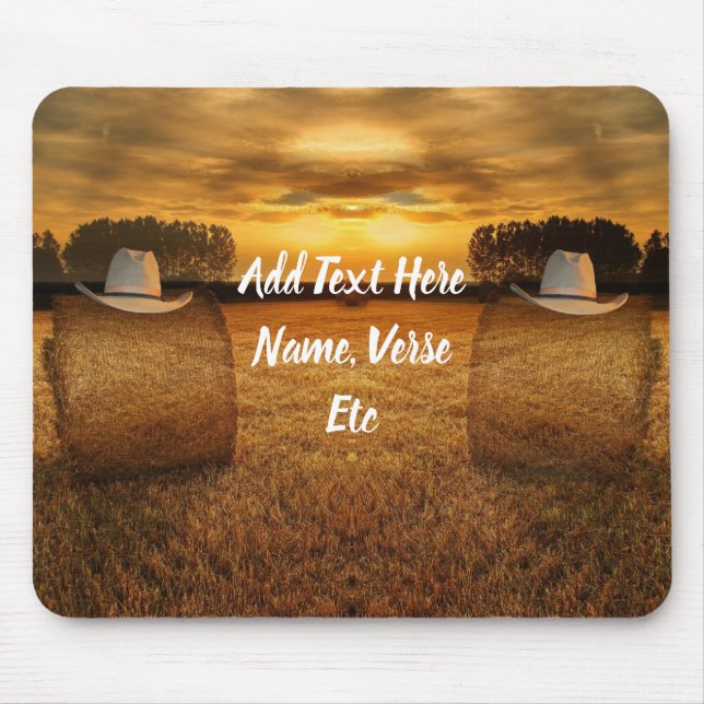 Cowboy Mouse Pad (Front)
