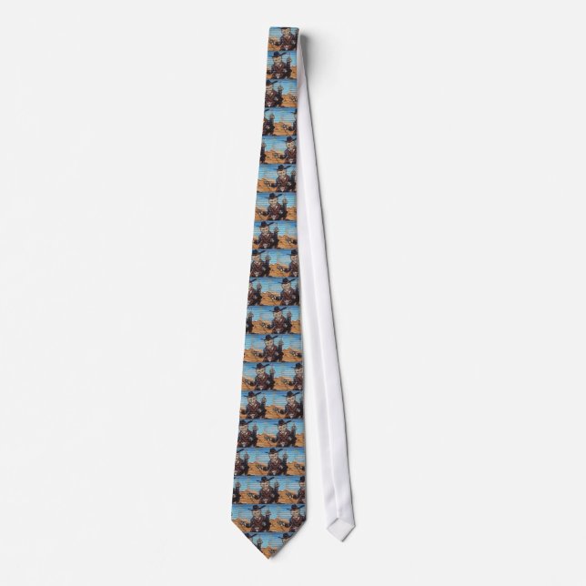 cowboy neck tie (Front)