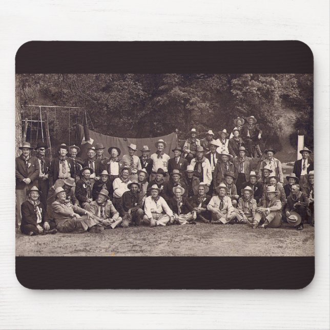 Cowboy Old Timers Mousepad (Front)