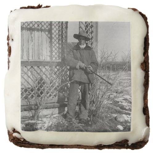 Cowboy on Canadian Old West Farm Brownie