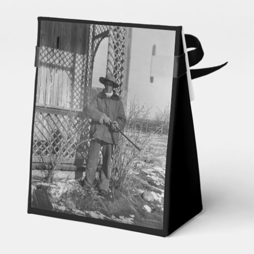 Cowboy on Canadian Old West Farm Favor Boxes