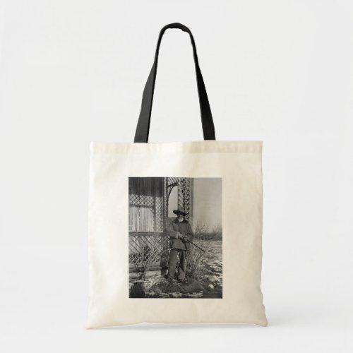 Cowboy on Canadian Old West Farm Tote Bag