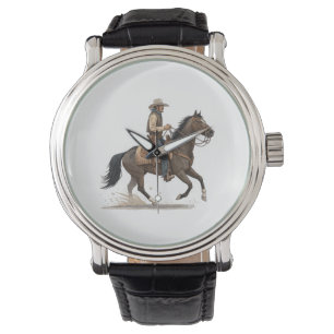 Cowboy On Horse Watch