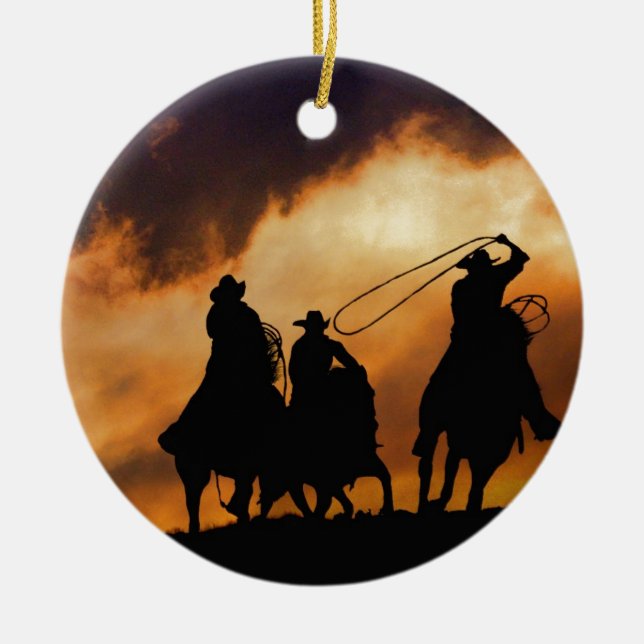 Cowboy Ornament (Front)