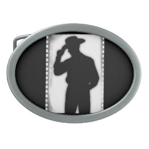 Cowboy Oval Belt Buckle