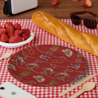 Cowboy Party Essentials Paper Plates