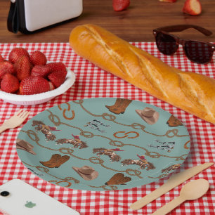 Cowboy Party Essentials Paper Plates