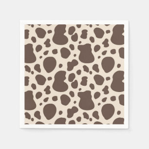Cowboy Party Napkins Cow Print Napkins