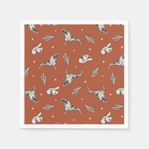 Cowboy Party Napkins Western Party Napkins