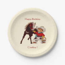 Cowboy Party Paper Plate