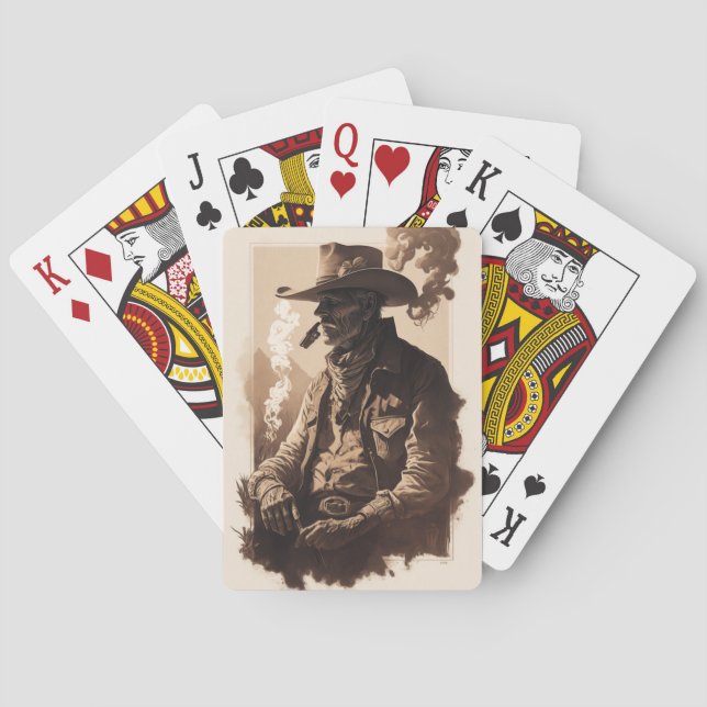Cowboy Playing Cards  (Back)