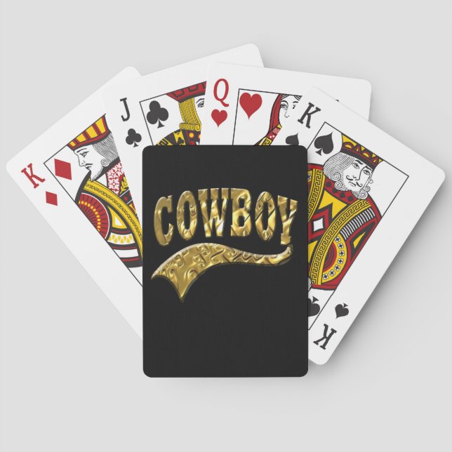 Cowboy Poker Cards (Back)