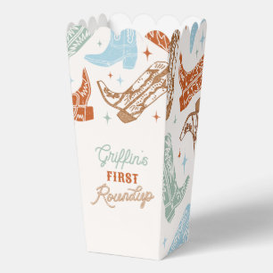 Cowboy Popcorn Favor Box