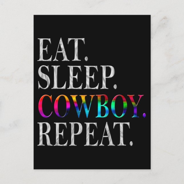 Cowboy Postcard (Front)