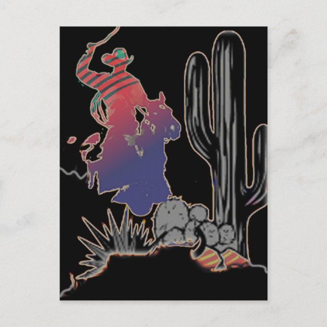 cowboy postcard (Front)