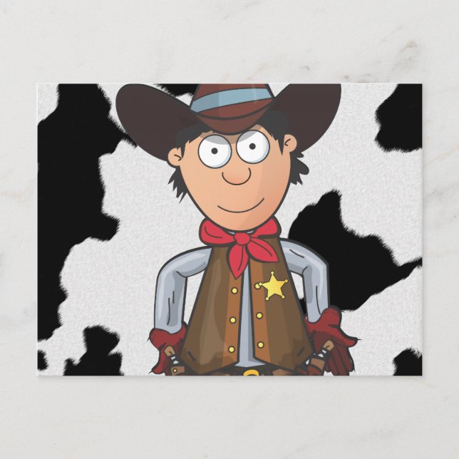 Cowboy Postcard (Front)