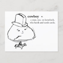 Cowboy Postcard