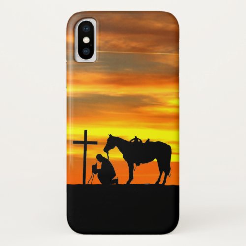 Cowboy Prayer IPhone case