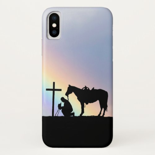 Cowboy Prayer IPhone case