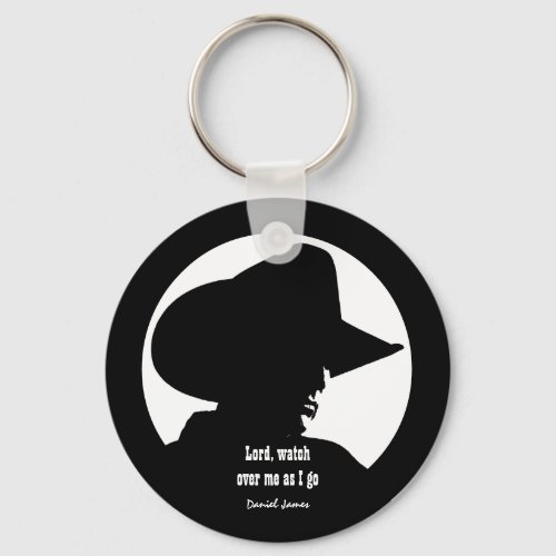 Cowboy Prayer Keychain