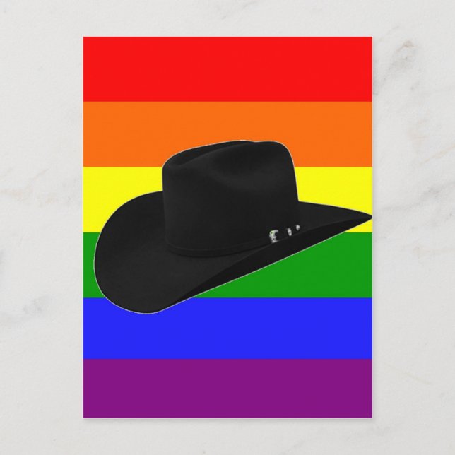 Cowboy Pride Postcard (Front)