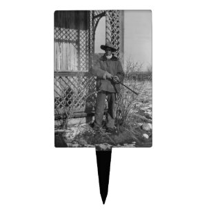 Cowboy Rancher or Canadian Outlaw of Old West Cake Topper