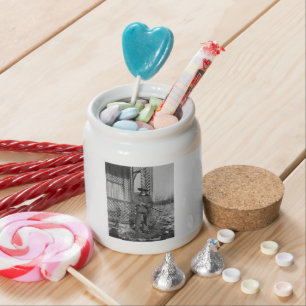 Cowboy Rancher or Canadian Outlaw of Old West Candy Jar