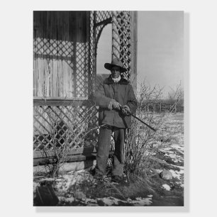 Cowboy Rancher or Canadian Outlaw of Old West Foam Board