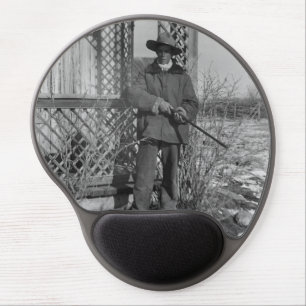 Cowboy Rancher or Canadian Outlaw of Old West Gel Mouse Pad