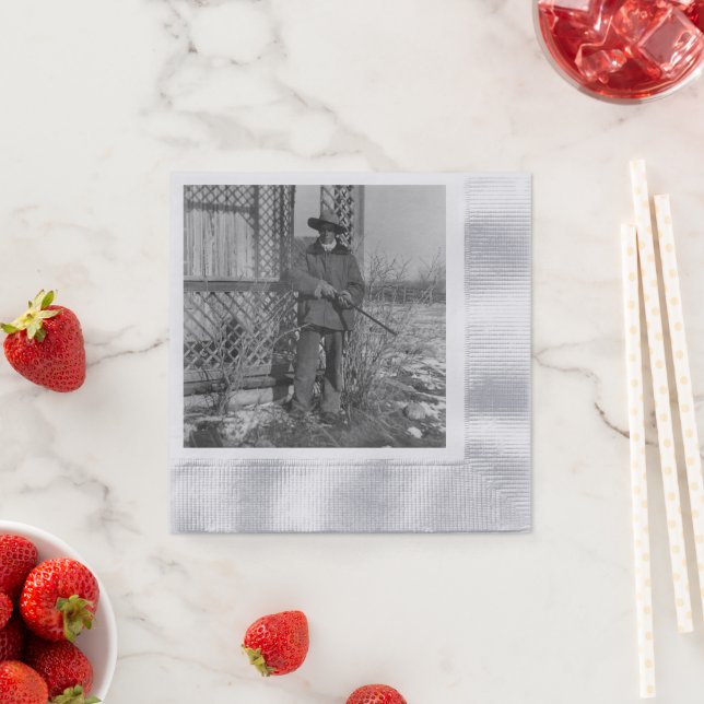 Cowboy Rancher or Canadian Outlaw of Old West Napkins (Insitu)