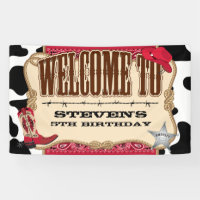 Cowboy, Red Birthday, Welcome